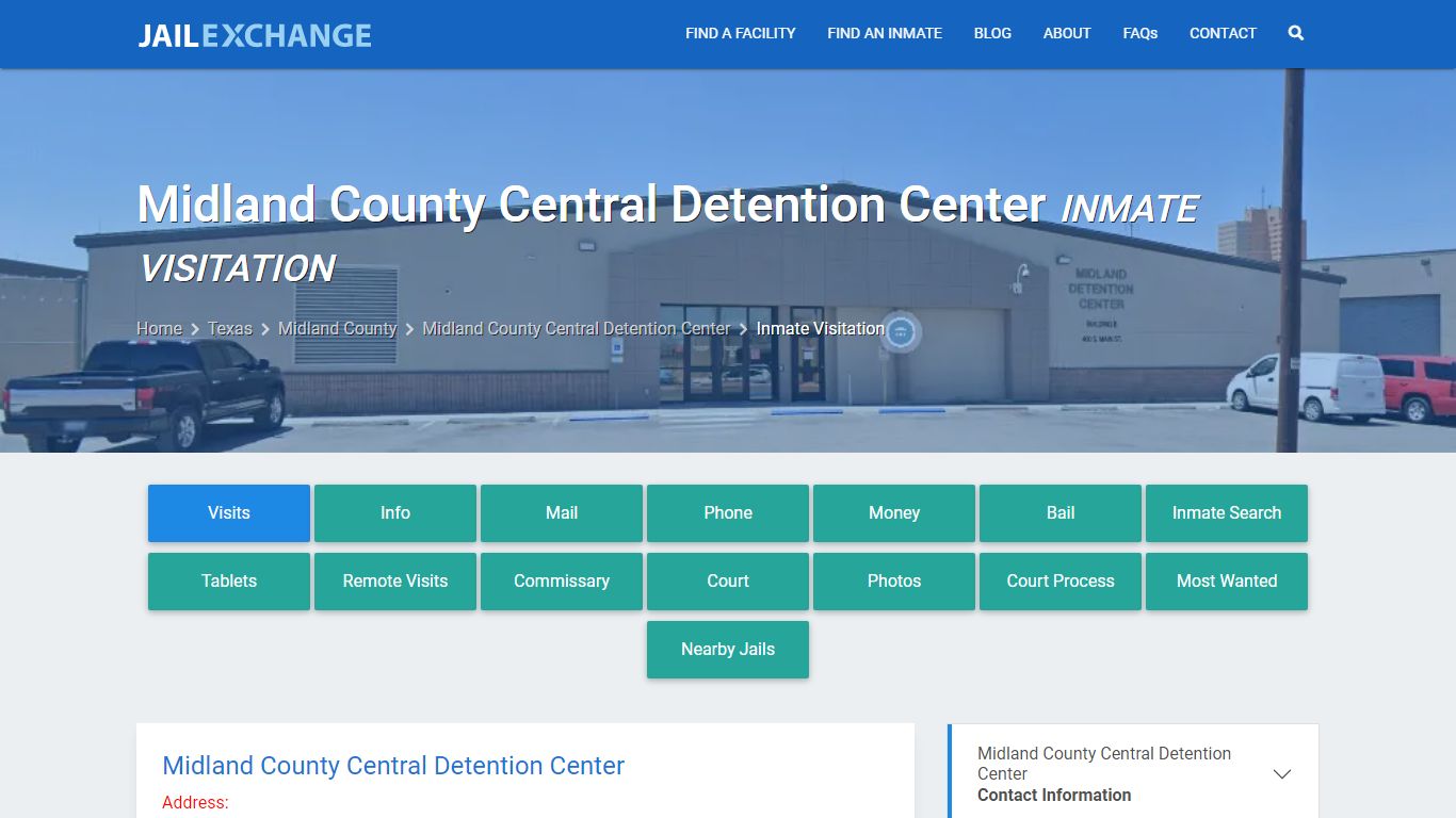 Midland County Central Detention Center Inmate Visitation - Jail Exchange