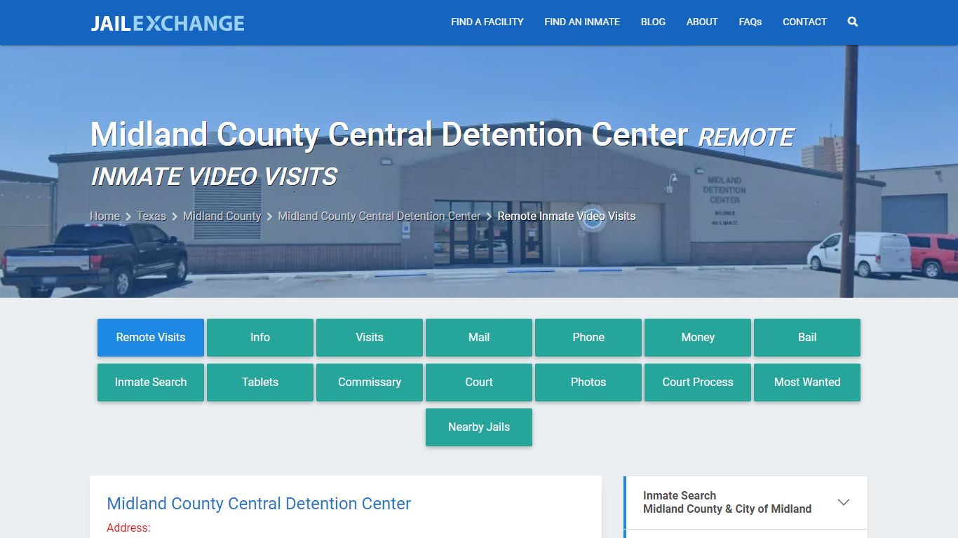 Video Visitation - Midland County Central Detention Center, TX