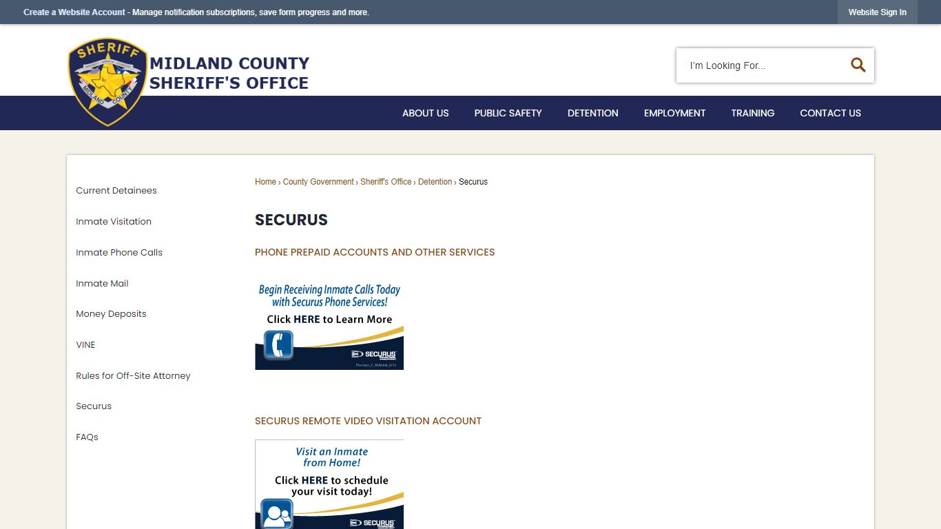 Securus | Midland County, TX